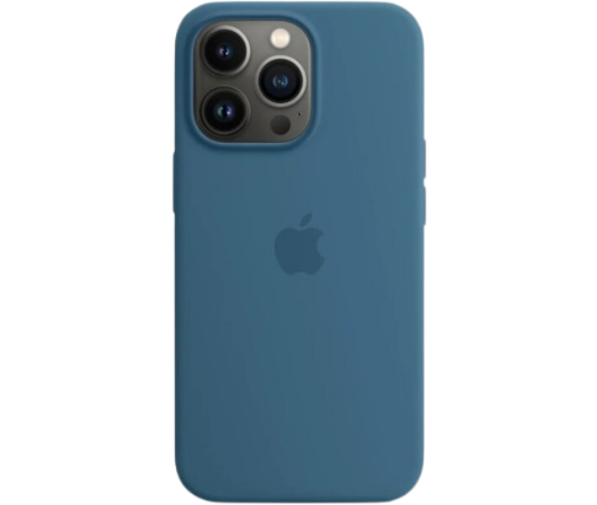 Apple silicone case with MagSafe iPhone 13 Pro Max (Original Quality) Blue Jay